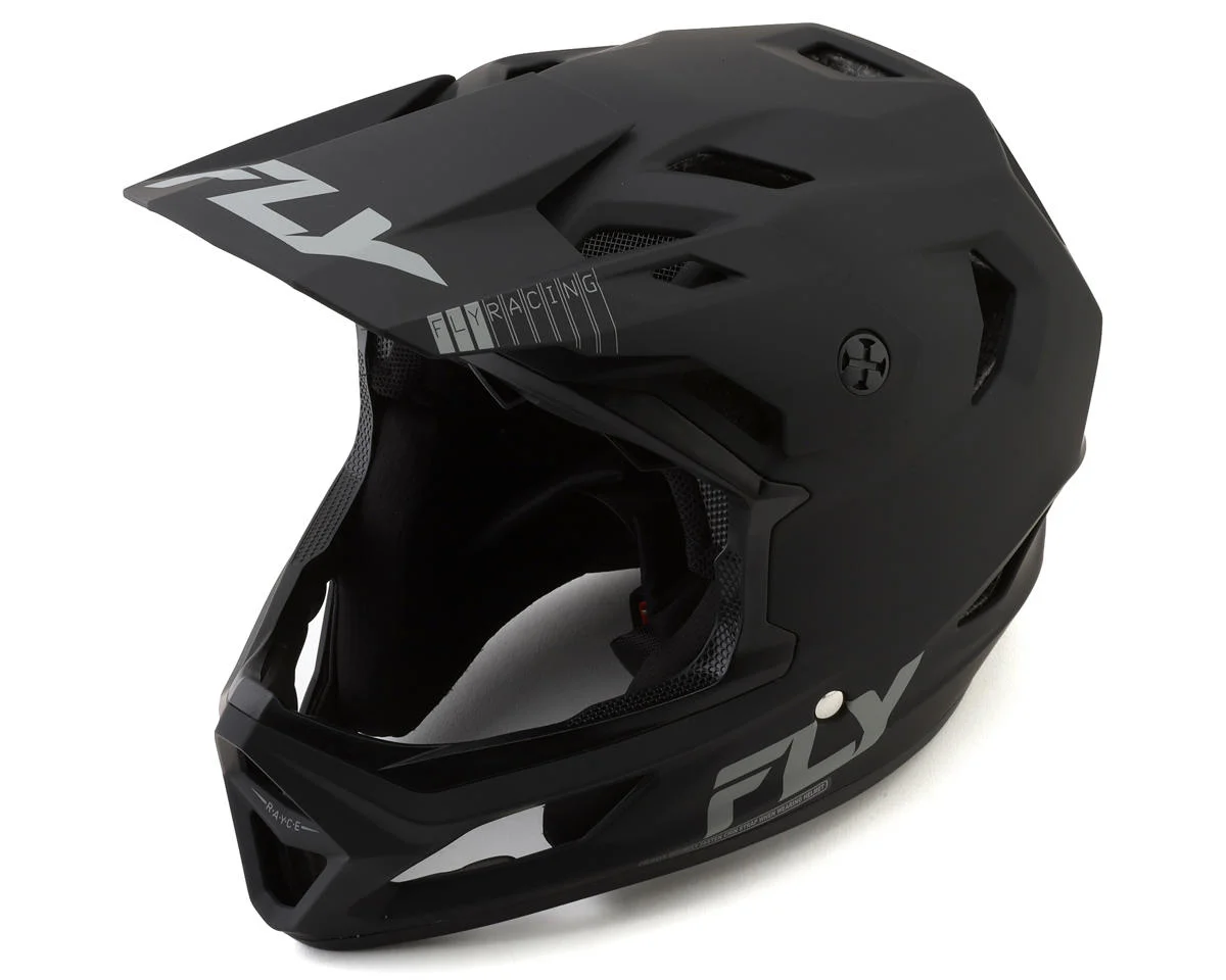 Fly Racing Youth Rayce Repeat Full Face Helmet (Matte Black) (Youth S)